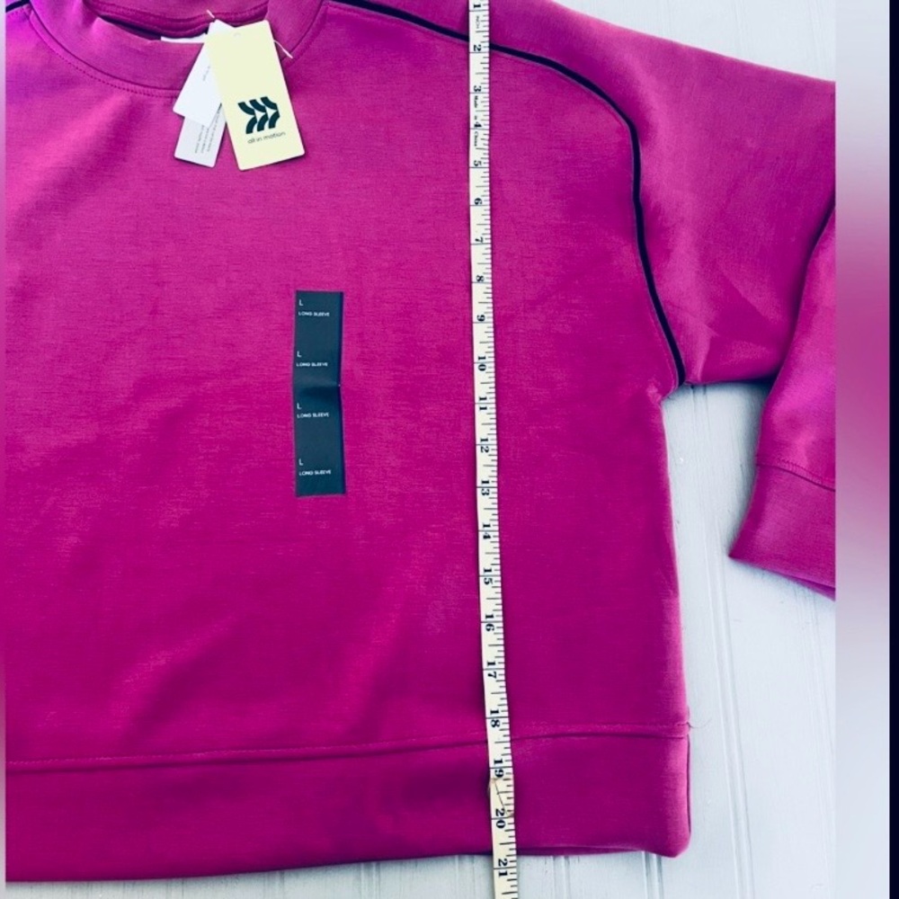 All in Motion Purple Sweatshirt - Picture 7 of 8
